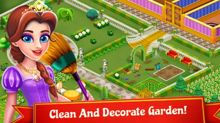 Princess Castle Cleaning android App screenshot 2