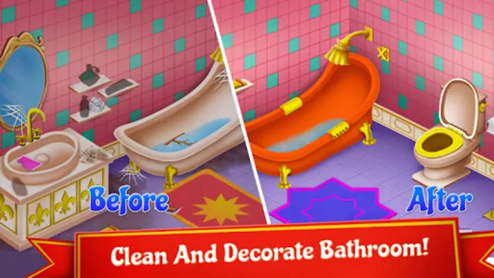 Princess Castle Cleaning android App screenshot 3