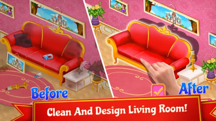 Princess Castle Cleaning android App screenshot 6